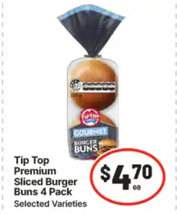 IGA Tip top premium sliced burger buns offer