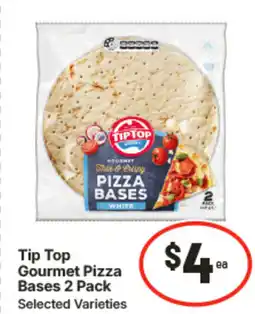 IGA Tip top gourmet pizza bases offer