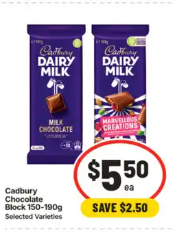 IGA Cadbury chocolate offer