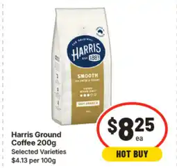 IGA Harris ground coffee offer