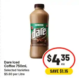 IGA Dare iced coffee offer