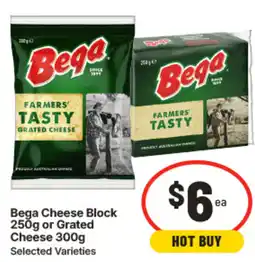 IGA Bega cheese block or grated cheese offer