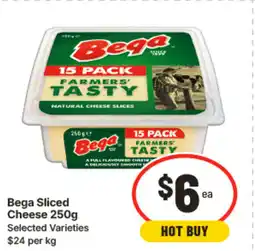 IGA Bega sliced cheese offer