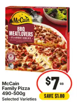 IGA Mccain family pizza offer