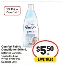 IGA Comfort fabric conditioner offer