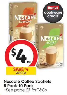 Coles Nescafé Coffee Sachets offer