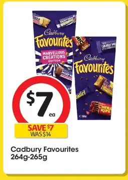 Coles Cadbury favourites offer