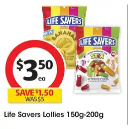Coles Life savers lollies offer