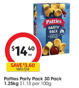Coles Patties party pack offer