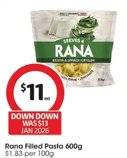 Coles Rana filled pasta offer