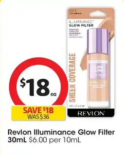Coles Revlon illuminance glow filter offer