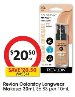 Coles Revlon colorstay longwear makeup offer