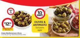 Coles Coles mediterranean olives offer