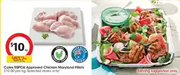 Coles Coles rspca approved chicken maryland fillets offer