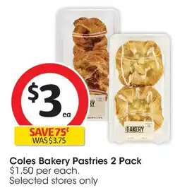 Coles Coles bakery pastries offer