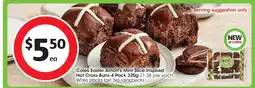 Coles Coles easter arnott's mint slice inspired hot cross buns offer