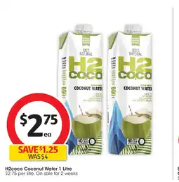 Coles H2coco coconut water offer