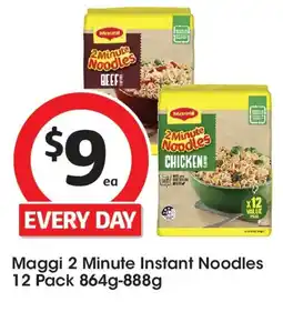 Coles Maggi 2 minute instant noodles offer