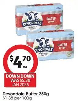 Coles Devondale butter offer