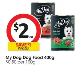 Coles My dog dog food offer