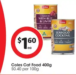 Coles Coles cat food offer