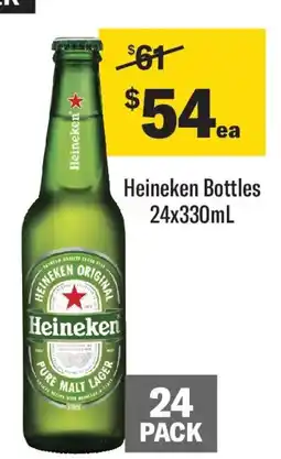 Coles Heineken bottles offer
