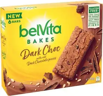 Belvita Bakes Bars 6 Pack 180g