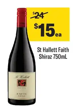 Coles St hallett faith shiraz offer