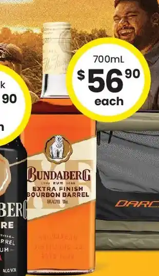 Bundaberg extra finish bourbon barrel rum