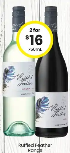 The Bottle O Ruffled feather range offer