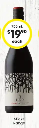 The Bottle O Sticks range offer