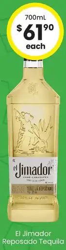 The Bottle O El jimador reposado tequila offer