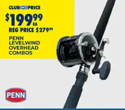 BCF Penn levelwind overhead combos offer