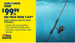 BCF Abu garcia max sx spin combos offer
