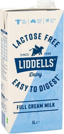 Coles Liddells Lactose Free Long Life Milk 1 Litre offer