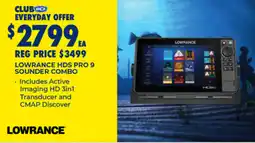 BCF Lowrance hds pro 9 sounder combo offer