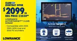BCF Lowrance activetarget 2 live sonar offer