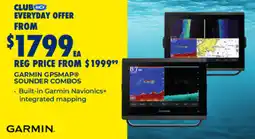 BCF Garmin gpsmap sounder combos offer