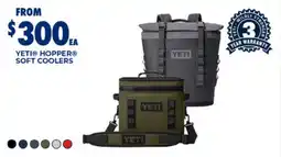 BCF Yeti hopper soft coolers offer