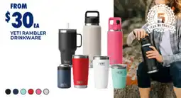 BCF Yeti rambler drinkware offer