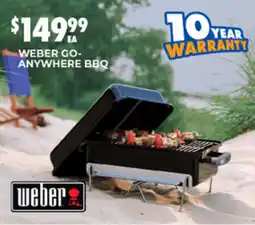BCF Weber go- anywhere bbq offer