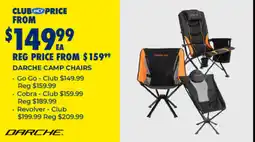 BCF Darche camp chairs offer