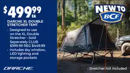 BCF Darche xl double stretcher tent offer