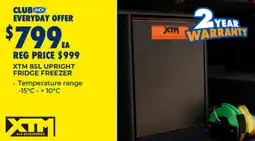 BCF Xtm upright fridge freezer offer