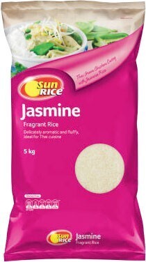 Coles Sunrice Jasmine Rice 5kg offer
