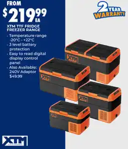 BCF Xtm ttf fridge freezer range offer