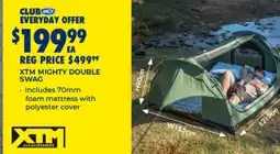 BCF Xtm mighty double swag offer