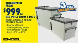BCF Engel console fridge freezer range offer