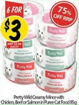 NQR Creamy Mince with Chicken, Beef or Salmon in Puree Cat Food offer