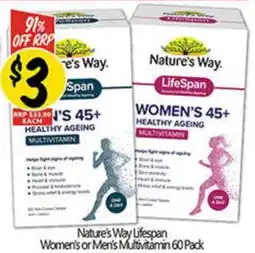 NQR Lifespan Women's or Men's Multivitamin offer